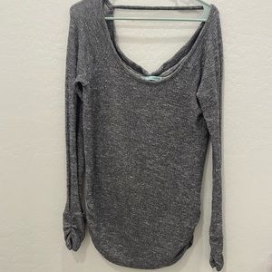 Maurice’s ruched side glitter long sleeve